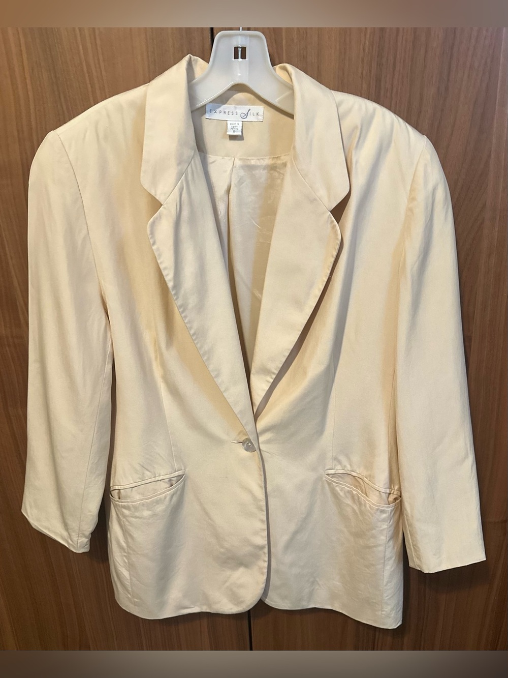 Express Silk Vintage Blazer